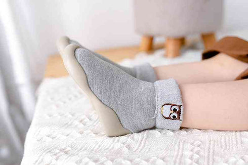 baby-animal-sock-shoes-owl Grookz Shoes - Sophia's Style-3